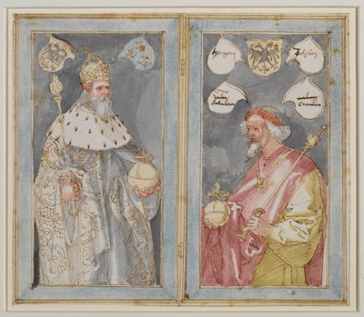 Emperors Charlemagne and Sigismund by Albrecht Dürer