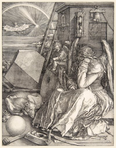 Melencolia I by Albrecht Dürer, One of His 3 Master Engravings Completed in 1514 by Albrecht Dürer