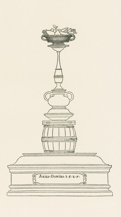 Monumental Column for a Drunkard by Albrecht Dürer or Duerer