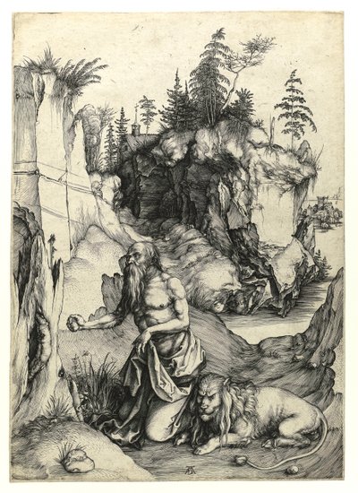 Saint Jerome penitent by Albrecht Dürer