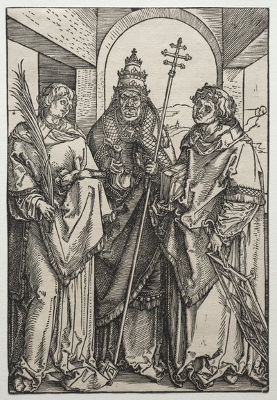 Saints Stephen, Sixtus and Lawrence by Albrecht Dürer or Duerer