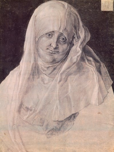 St. Anne with Her Head Covered by Veil by Albrecht Dürer