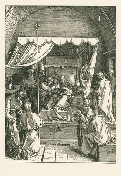 The Death of the Virgin by Albrecht Dürer or Duerer
