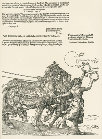 The Great Triumphal Car by Albrecht Dürer or Duerer