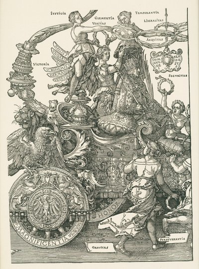The Great Triumphal Car by Albrecht Dürer or Duerer