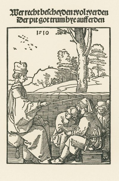 The Schoolmaster by Albrecht Dürer or Duerer