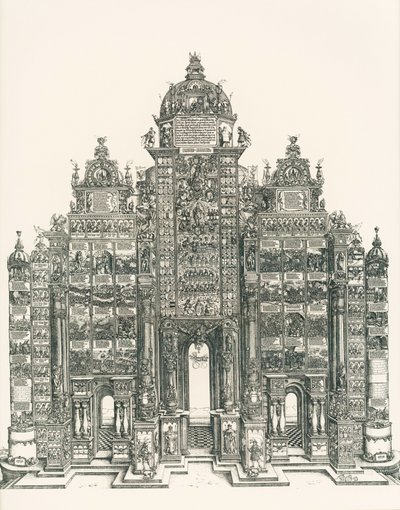 Triumphal Arch for Emperor Maximilian I by Albrecht Dürer or Duerer