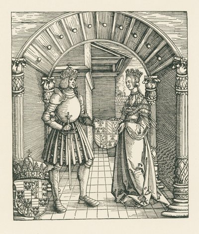 Triumphal Arch for Emperor Maximilian I by Albrecht Dürer or Duerer