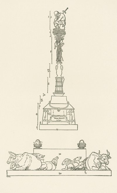 Victory Column for the Subjugation of Insurgent Peasants by Albrecht Dürer or Duerer