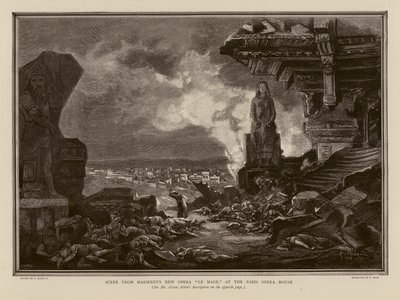 Scene from Massenet