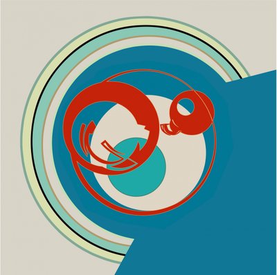 Modern Geometric Swirls by Alejandra Winkhaus