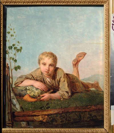 Shepherd Boy with a Pipe by Aleksei Gavrilovich Venetsianov