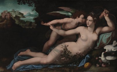 Venus Disarming Cupid by Alessandro Allori