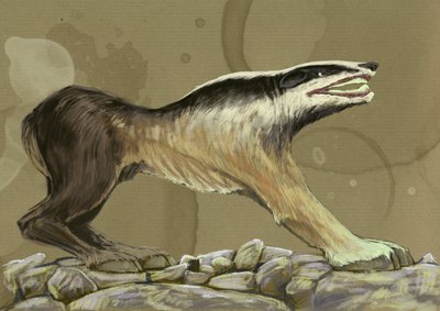 Representation of a Crocotta, Mythical Wolf Dog from India or Ethiopia by Alessandro Lonati