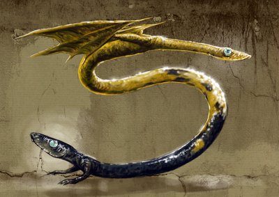 Representation of an Amphisbene by Alessandro Lonati