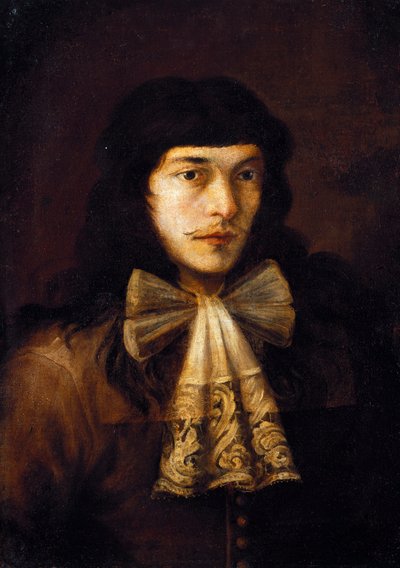 Self portrait as a young man by Alessandro Magnasco