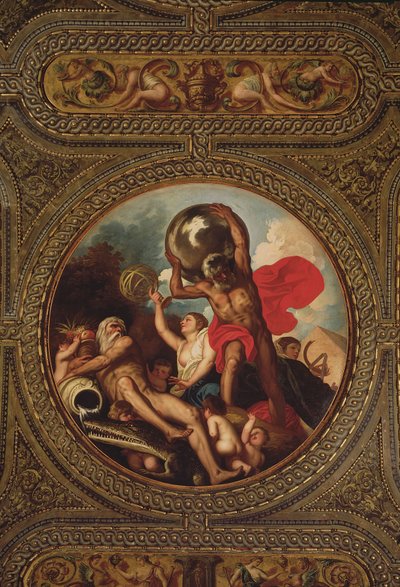 Allegory of Astronomy, from the ceiling of the library, 1635 by Alessandro Padovanino