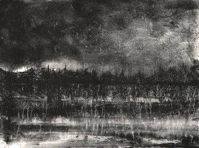 Moody Forest Lake by Alex Walsh