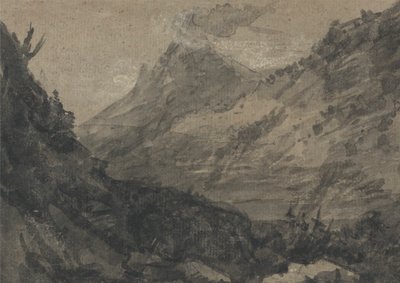 Mountainous Landscape by Alexander Cozens