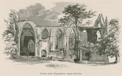 Bolton Priory, Choir and Transept, from South by Alexander Francis Lydon
