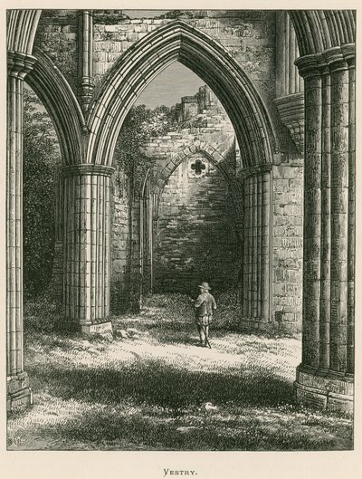 Rievaulx Abbey, Vestry by Alexander Francis Lydon