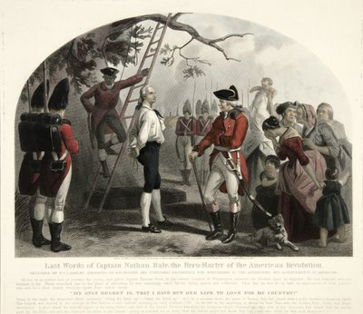 Last Words of Captain Nathan Hale by Alexander Hay Ritchie