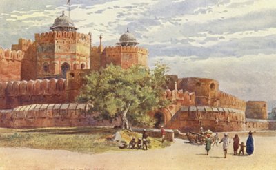 Agra Fort, outside the Delhi Gate by Alexander Henry Hallam Murray