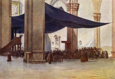 Florence, Interior of the Duomo during the Lenten Preaching by Alexander Henry Hallam Murray