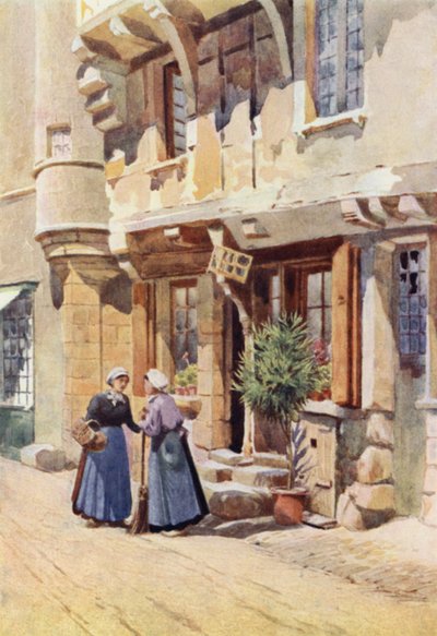 Old Houses in Chinon by Alexander Henry Hallam Murray