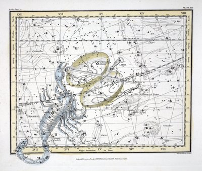 The Constellations (Plate XIX) Libra and Scorpio by Alexander Jamieson