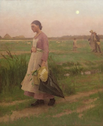 Hop Pickers Returning, 1883 by Alexander Mann
