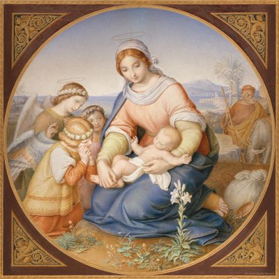 The Rest on the Flight into Egypt by Alexander Maximilian Seitz