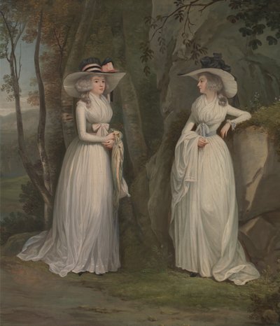 Eleanor and Margaret Ross, between 1785 and 1790 by Alexander Nasmyth