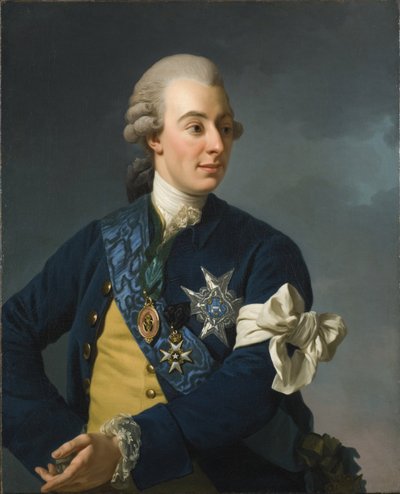 Gustav III with the Armlet of Freedom by Alexander Roslin