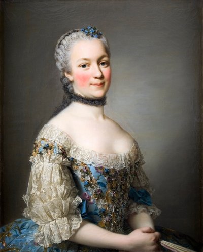 Portrait of Katarzyna Zamoiska by Alexander Roslin