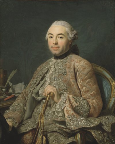 Unknown Man, Called Baron de Neubourg-Cromière by Alexander Roslin