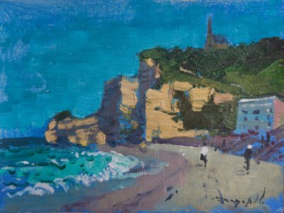 Beach Village Cliffs by Alexander Shandor