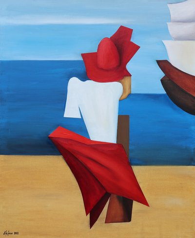 Red Hat By The Sea by Alexander Trifonov