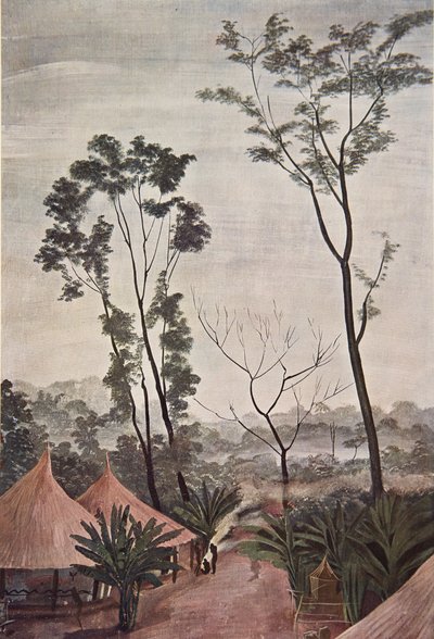A Village in the Oubangui - Chari, from Dessins et Peintures d