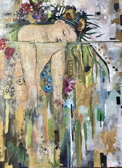 Floating Flower Goddess by Alexandra Higgins