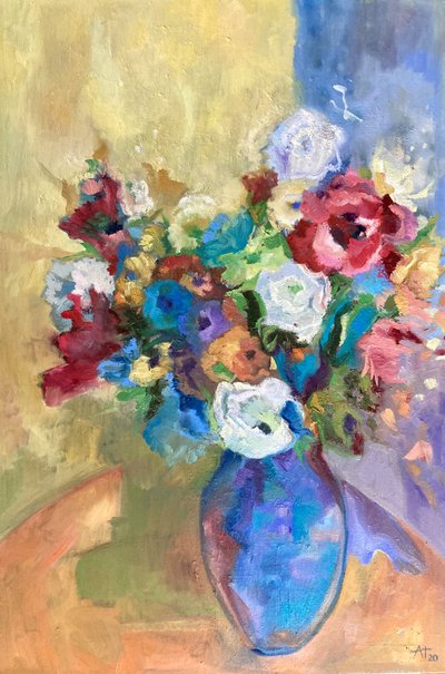 Vibrant Floral Bouquet by Alexandra Higgins