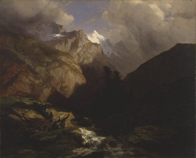 The Jungfrau, Switzerland by Alexandre Calame