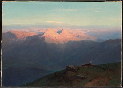 The Mythen by Alexandre Calame