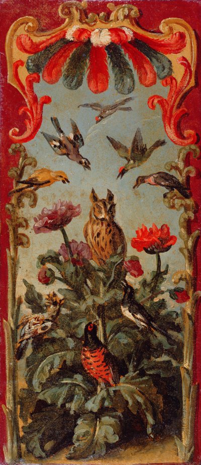 Design for the Leaf of a Savonnerie Screen by Alexandre Francois Desportes