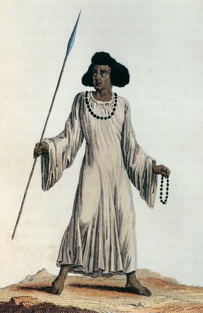 Native of the Upper Nile Region in Typical Clothing by Nicolas Toussaint Charlet