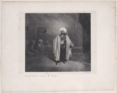 Standing Turk by Alexandre Gabriel Decamps
