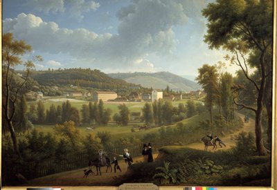 View of the Village of Jouy en Josas by Alexandre Hyacinthe Dunouy