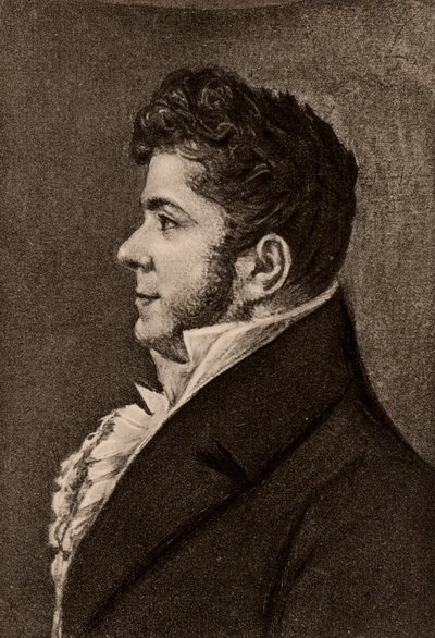 Stendhal, pseudonym of Henri Marie Beyle (1783-1842) French novelist by Alexandre Marie Longuet