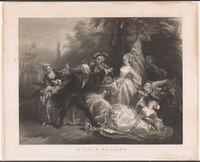 Elegant Company Playing Blind Man
