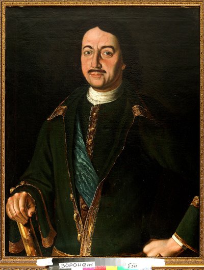Portrait of the Emperor Peter I The Great by Alexei Petrovich Antropov